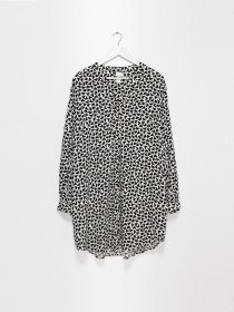 Платье миди H&M модель 0874587_білий з чорним Фото