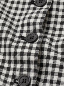 Юбка миди H&M модель 0884750_білий з чорним Фото