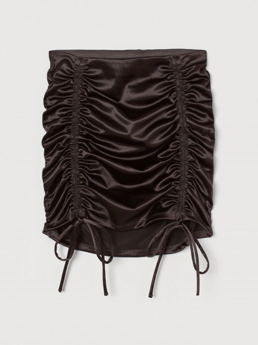 Спідниця міні H&M модель 0885985_чорний Фото