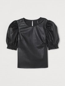 Блуза H&M модель 0888403_чорний Блуза H&M модель 0888403_чорний Фото