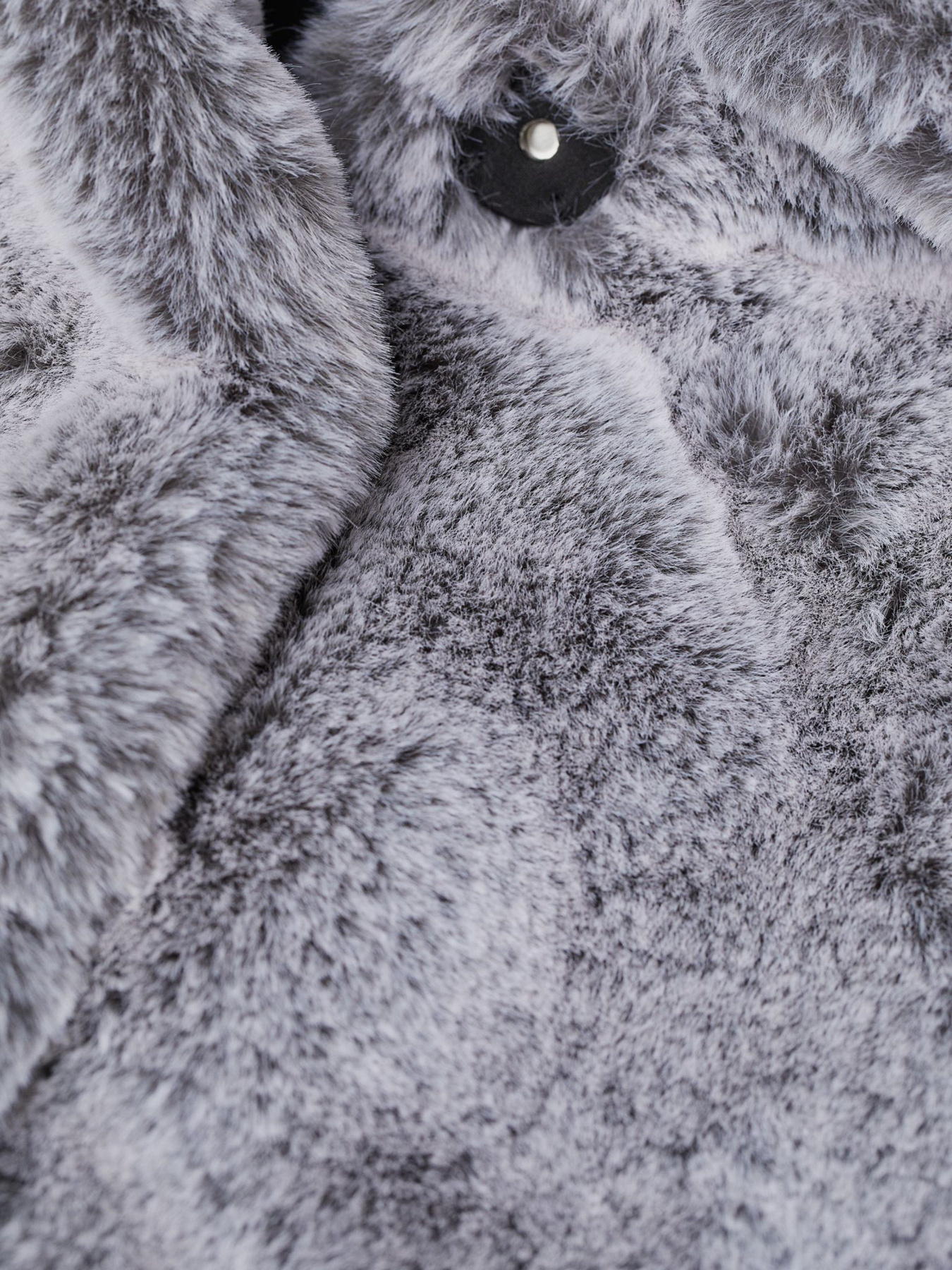 Шуба H&M модель 0893507_сірий Фото