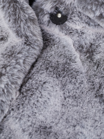 Шуба H&M модель 0893507_сірий Фото