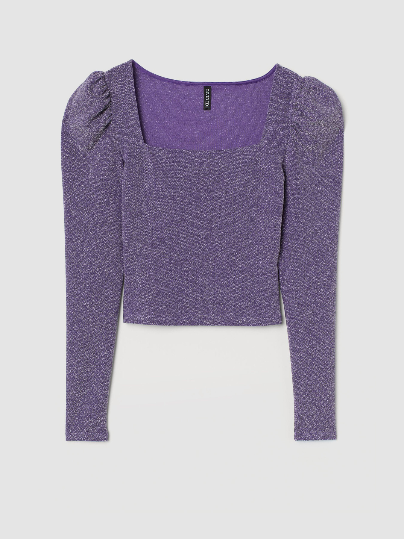 Лонгслив H&M модель 0907953_фіолетовий Фото