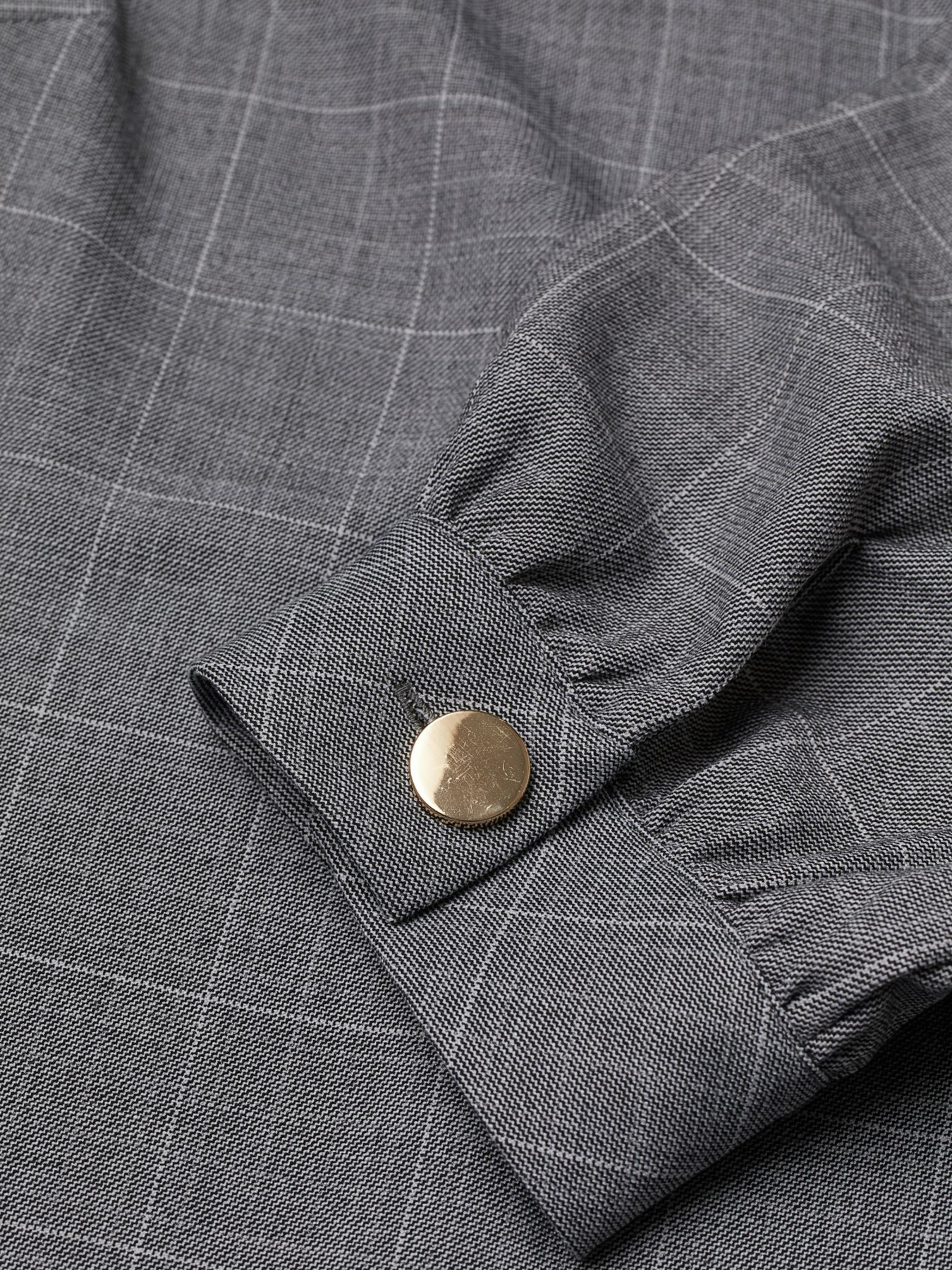 Платье мини H&M модель 0916725_сірий комб. Фото