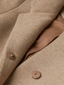 Пальто H&M модель 0918944_бежевий Фото
