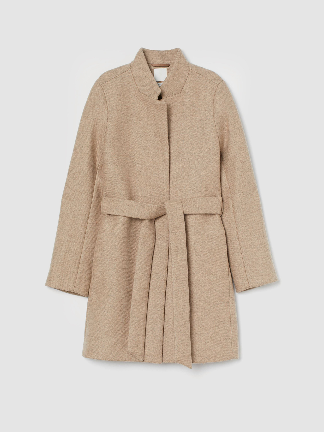 Пальто H&M модель 0918944_бежевий Пальто H&M модель 0918944_бежевий Фото