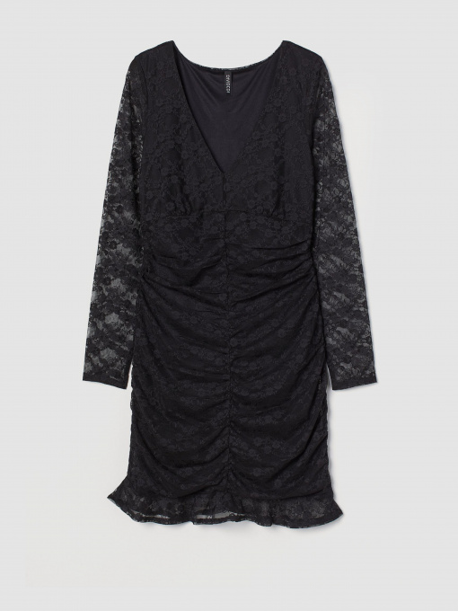 Платье миди H&M модель 0919040_чорний Фото