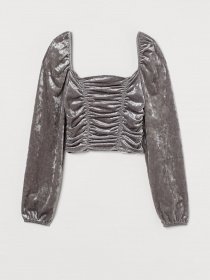 Топ H&M модель 0922354_сірий Фото