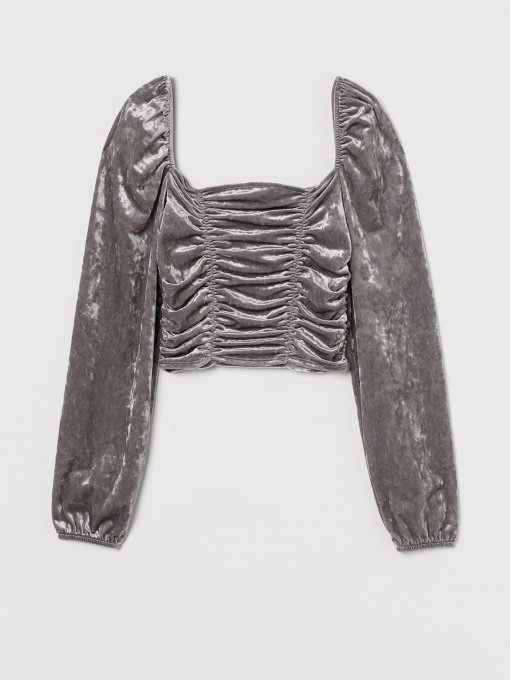 Топ H&M модель 0922354_сірий Фото
