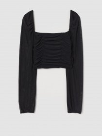 Топ H&M модель 0922354_чорний Фото