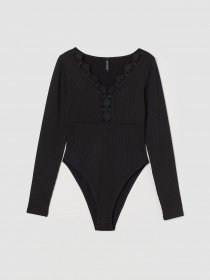 Боді H&M модель 0922359_чорний Фото