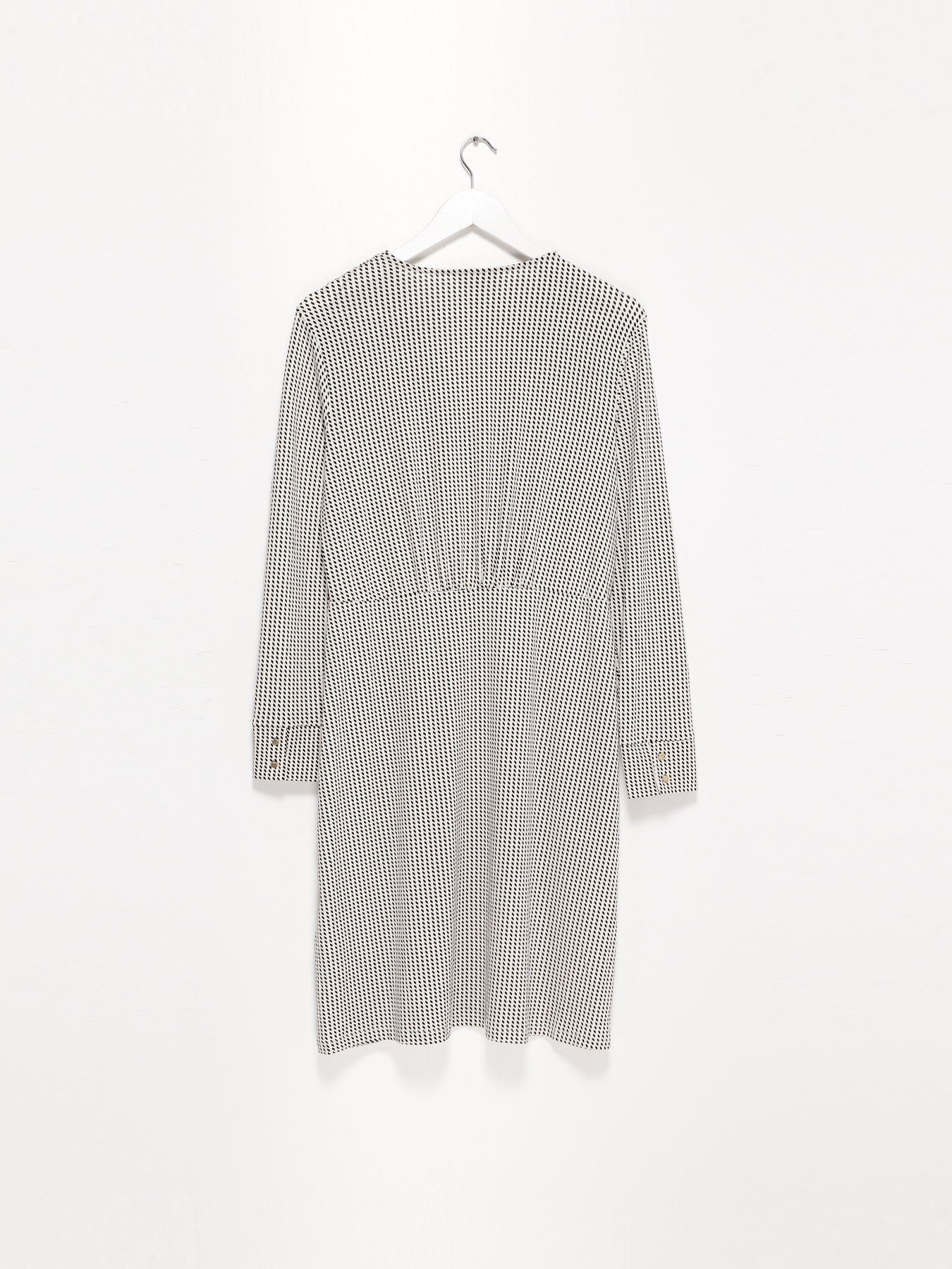 Платье миди H&M модель 0923522_білий з чорним Фото