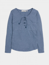 Лонгслив H&M модель 0381998_т.синій Фото