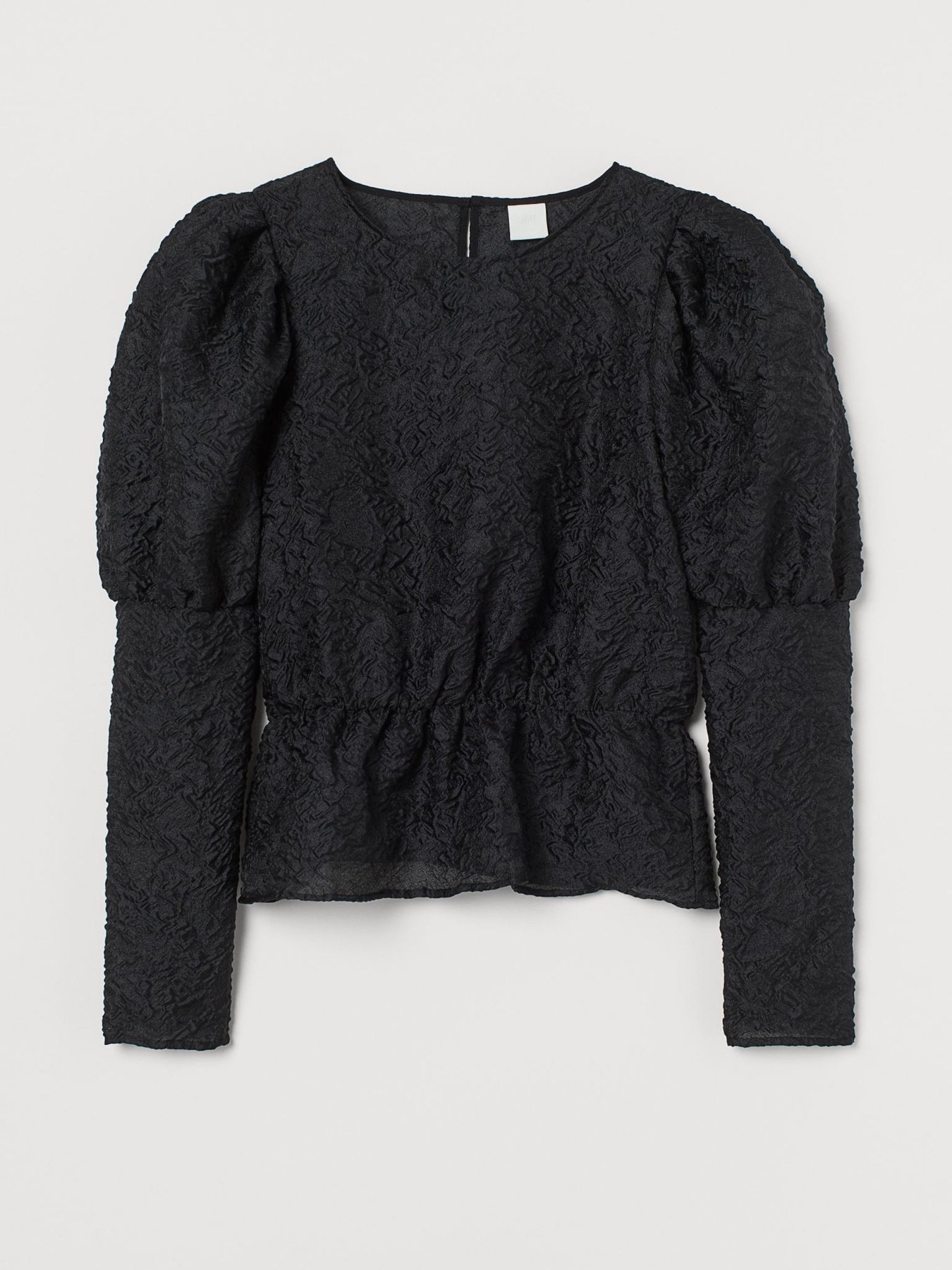 Блуза H&M модель 0923710_чорний Фото