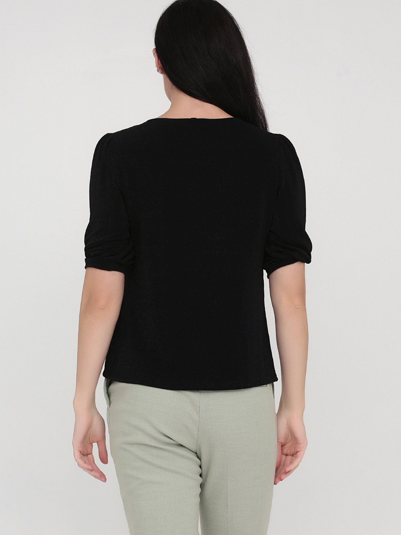 Блуза H&M модель 0926841_чорний Фото