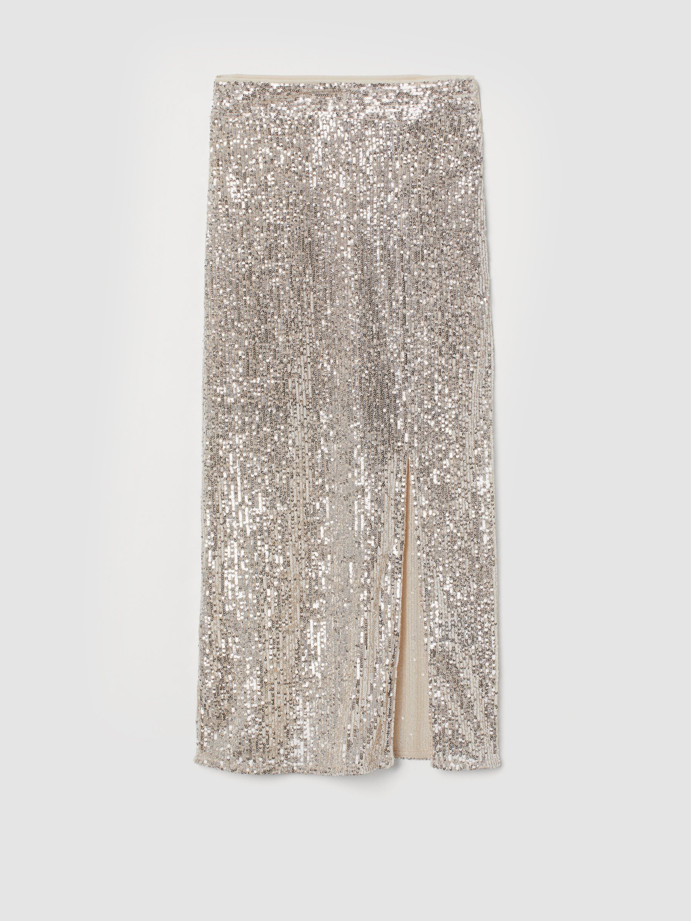 Юбка миди H&M модель 0927251_с.бежевий Фото