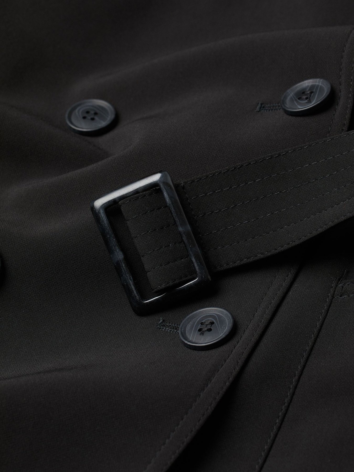 Тренч H&M модель 0929319_чорний Фото