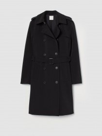 Тренч H&M модель 0929319_чорний Фото