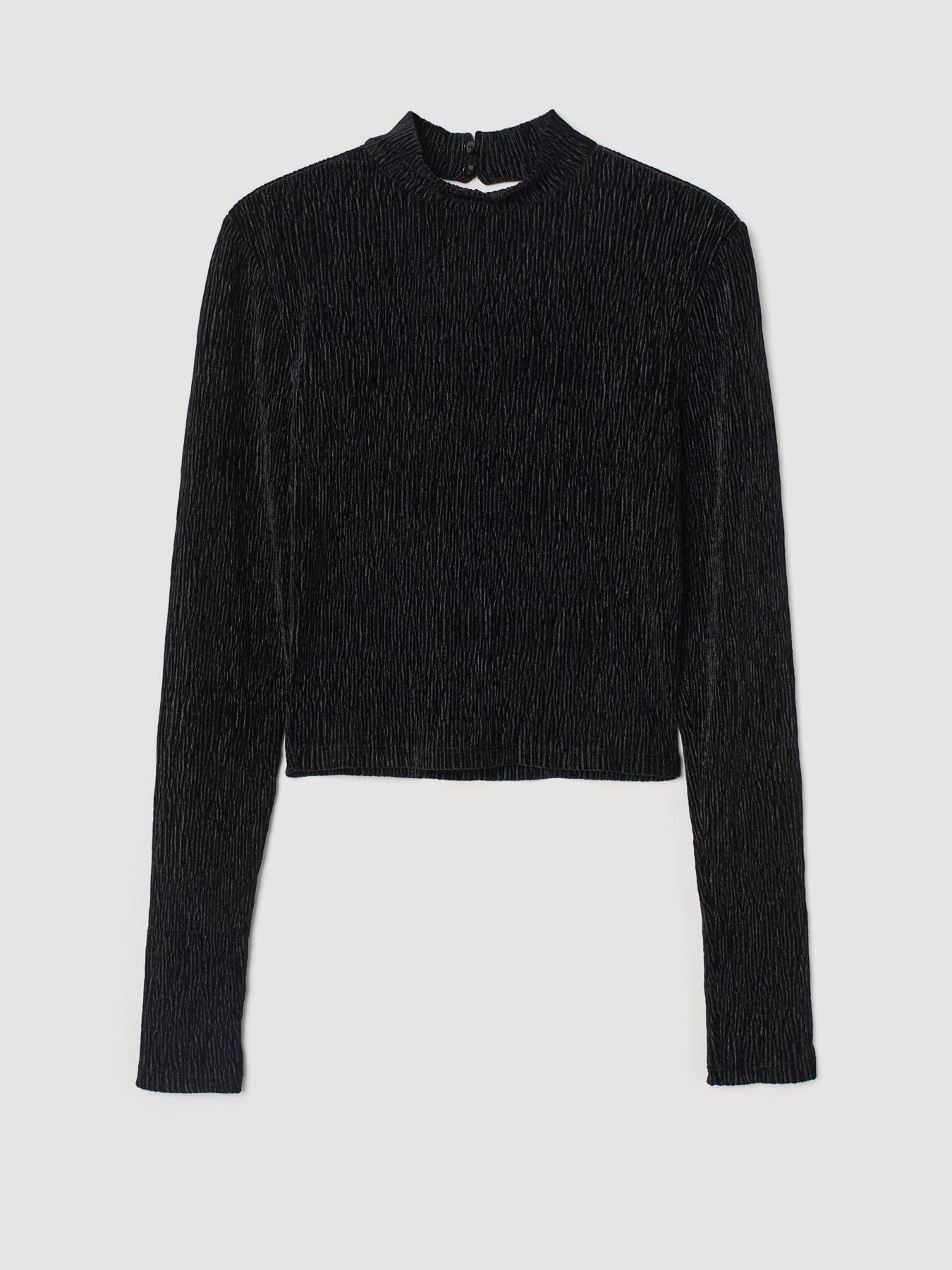 Лонгслив H&M модель 0931444_чорний Фото