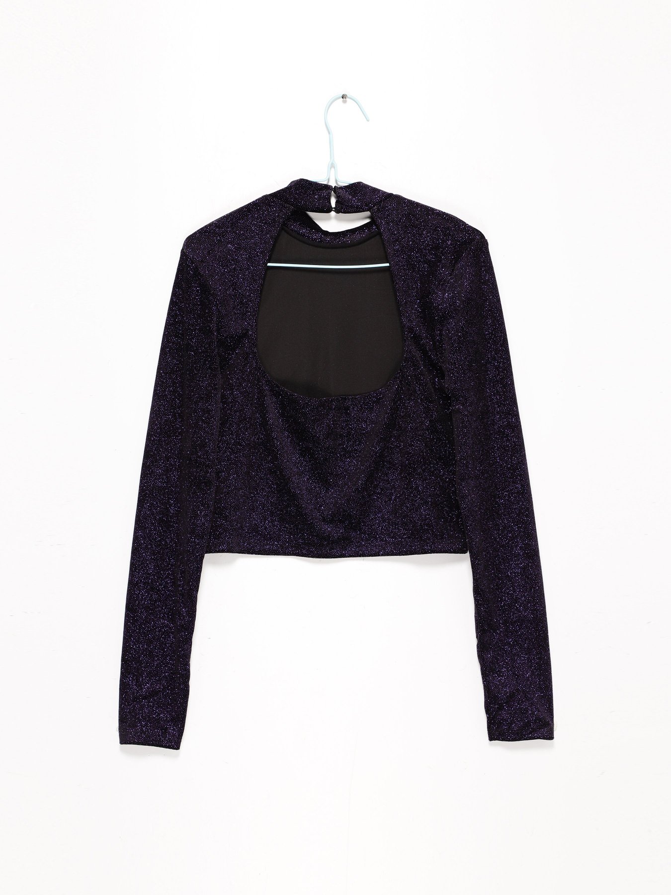 Лонгслив H&M модель 0931444_чорний комб. Фото