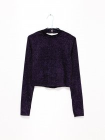 Лонгслив H&M модель 0931444_чорний комб. Фото