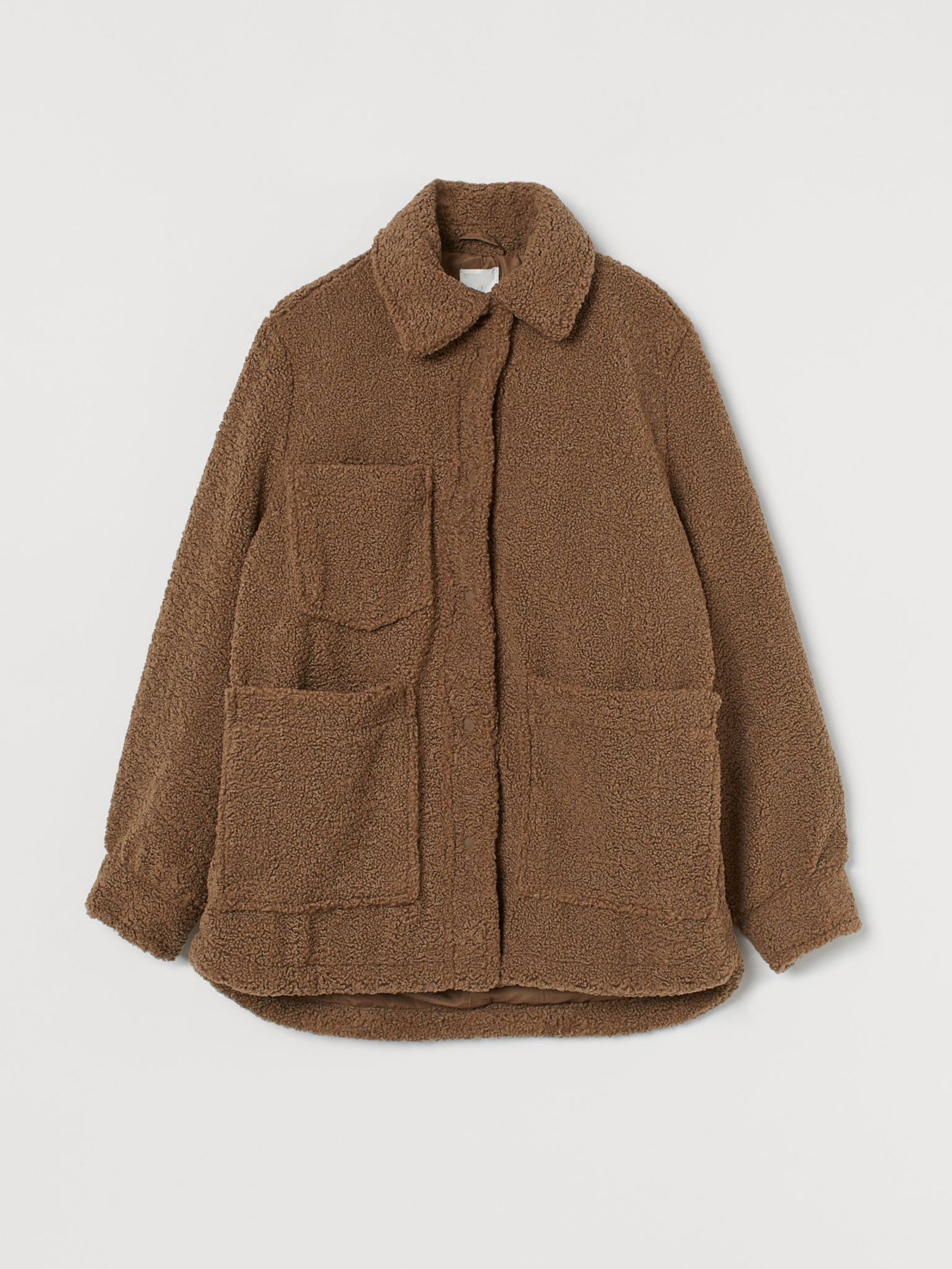 Шуба H&M модель 0939579_т.бежевий Фото