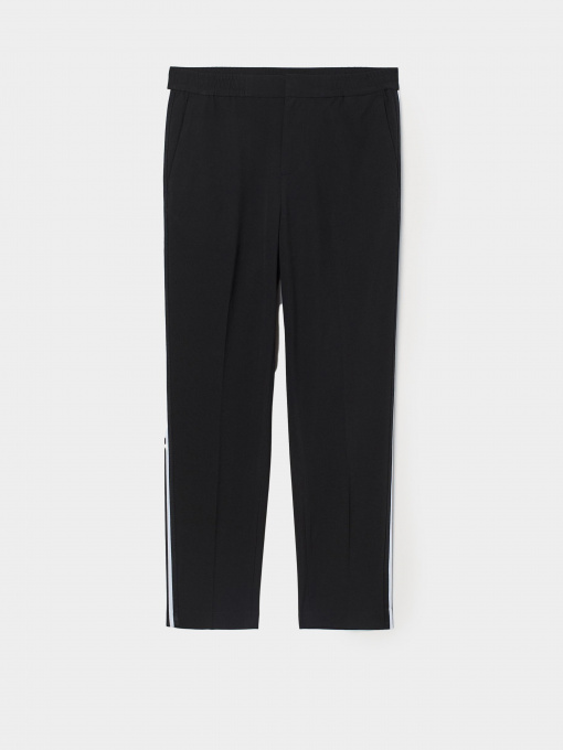 Повсякденні штани H&M модель 0942609_чорний з білим Фото