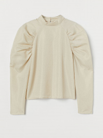 Блуза H&M модель 0942643_с.бежевий Фото