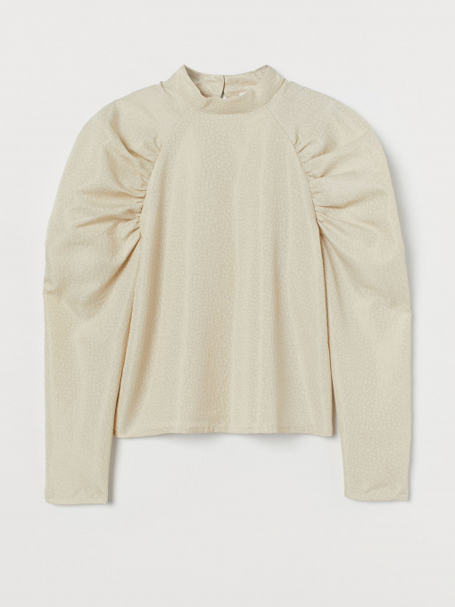 Блуза H&M модель 0942643_с.бежевий Фото