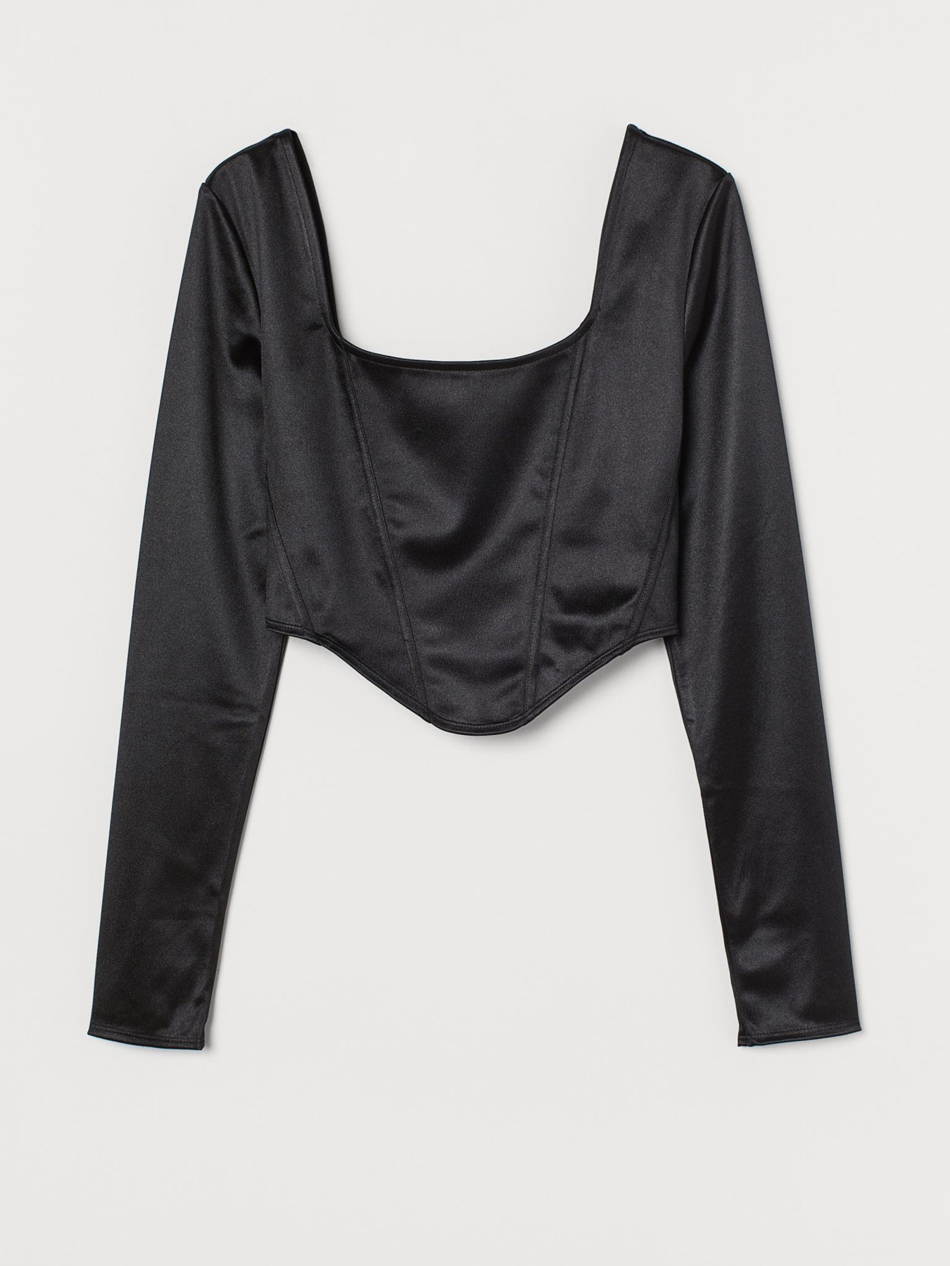 Топ H&M модель 0949232_чорний Фото