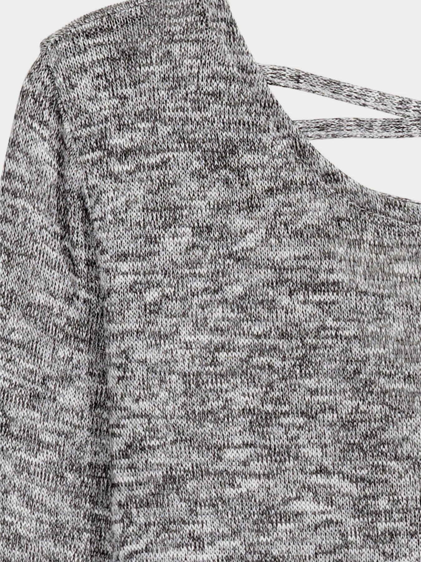 Лонгслив H&M модель 0395495_сірий комб. Фото