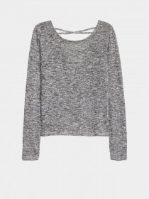 Лонгслив H&M модель 0395495_сірий комб. Фото