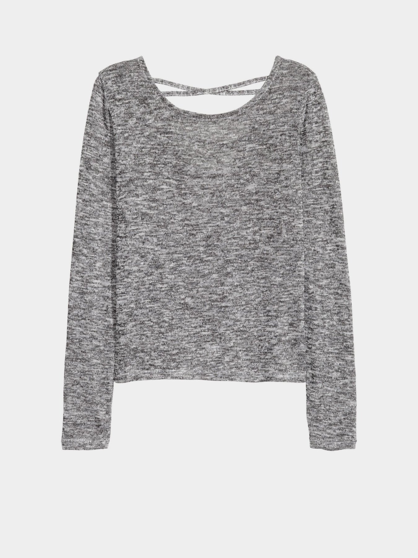 Лонгслів H&M модель 0395495_сірий комб. Лонгслів H&M модель 0395495_сірий комб. Фото