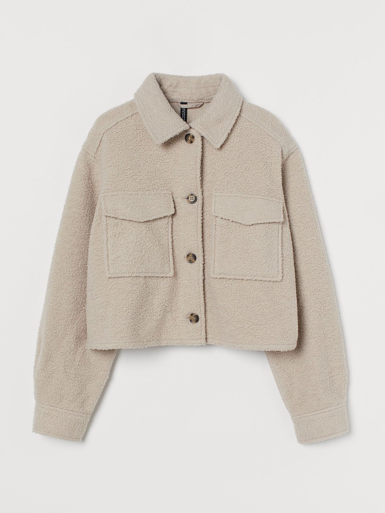 Демисезонная куртка H&M модель 0966502_бежевий Фото