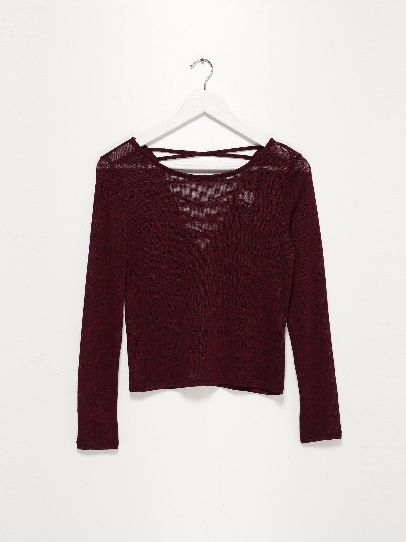 Реглан H&M модель 0395495_т.бордовий Реглан H&M модель 0395495_т.бордовий Фото