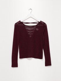 Реглан H&M модель 0395495_т.бордовий Реглан H&M модель 0395495_т.бордовий Фото