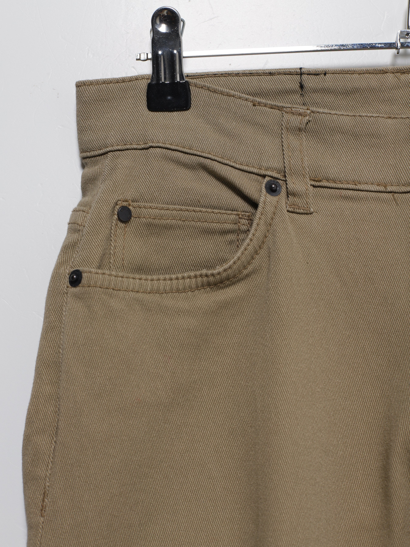 Брюки повседневные H&M модель 0148220_бежевий Фото