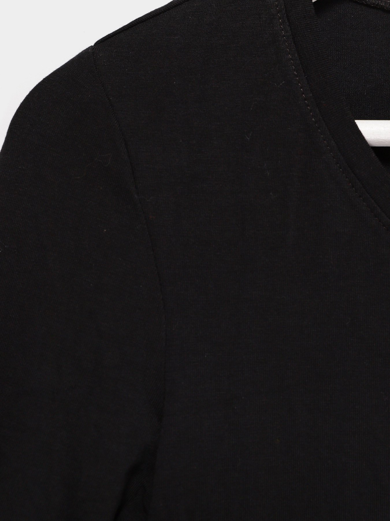 Лонгслив H&M модель 0189629_чорний Фото