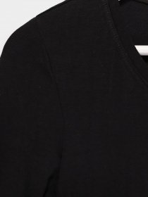 Лонгслив H&M модель 0189629_чорний Фото