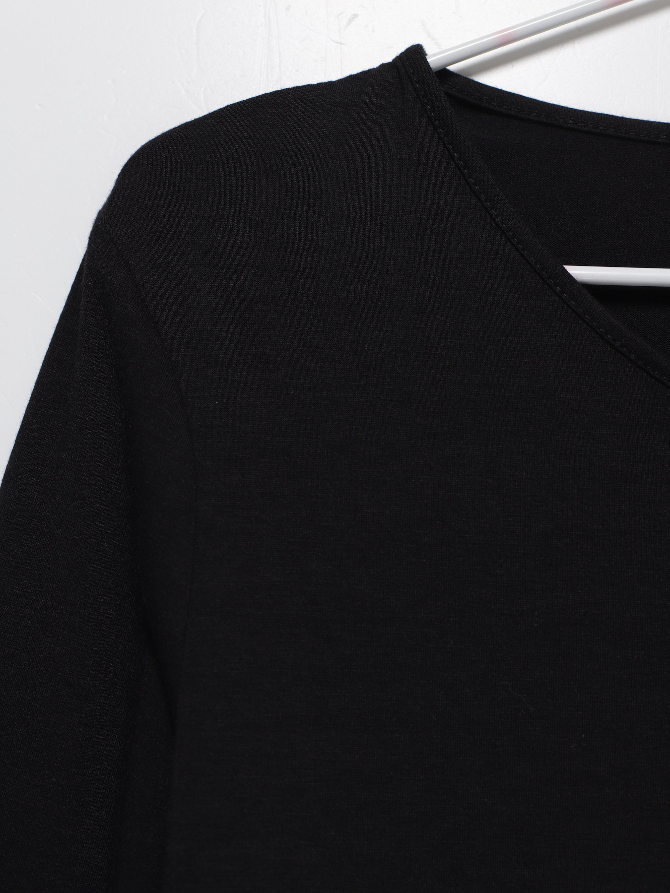 Лонгслив H&M модель 0238197_чорний Фото