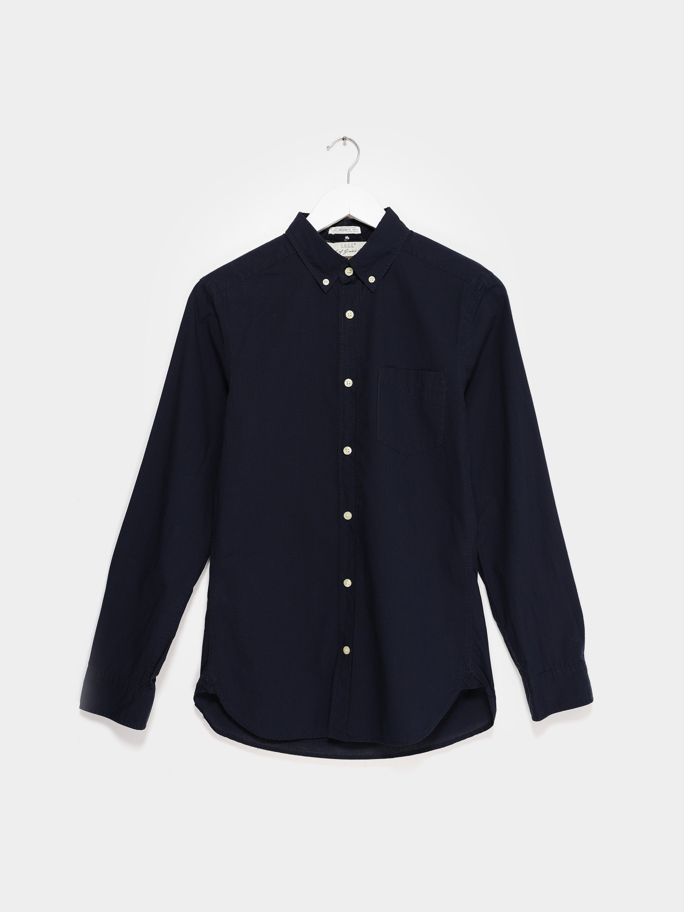 Рубашка повседневная H&M модель 0289404_т.синій Фото