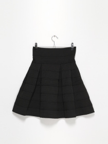 Юбка миди H&M модель 0297764_чорний Фото