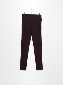 Брюки повседневные H&M модель 0304946_бордовий Фото