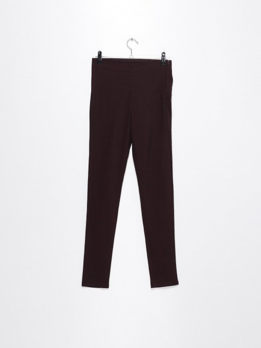 Брюки повседневные H&M модель 0304946_бордовий Фото