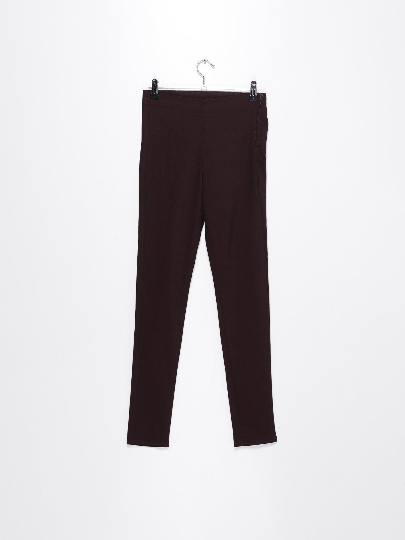 Брюки H&M модель 0304946_бордовий Фото