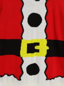 Джемпер H&M модель 0308873_червоний комб. Фото