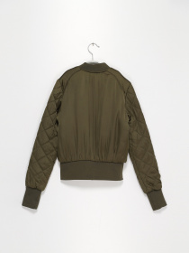 Бомбер H&M модель 0314522_хакі Фото