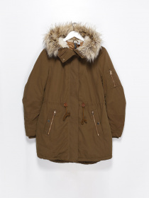 Парка H&M модель 0319613_хакі Фото
