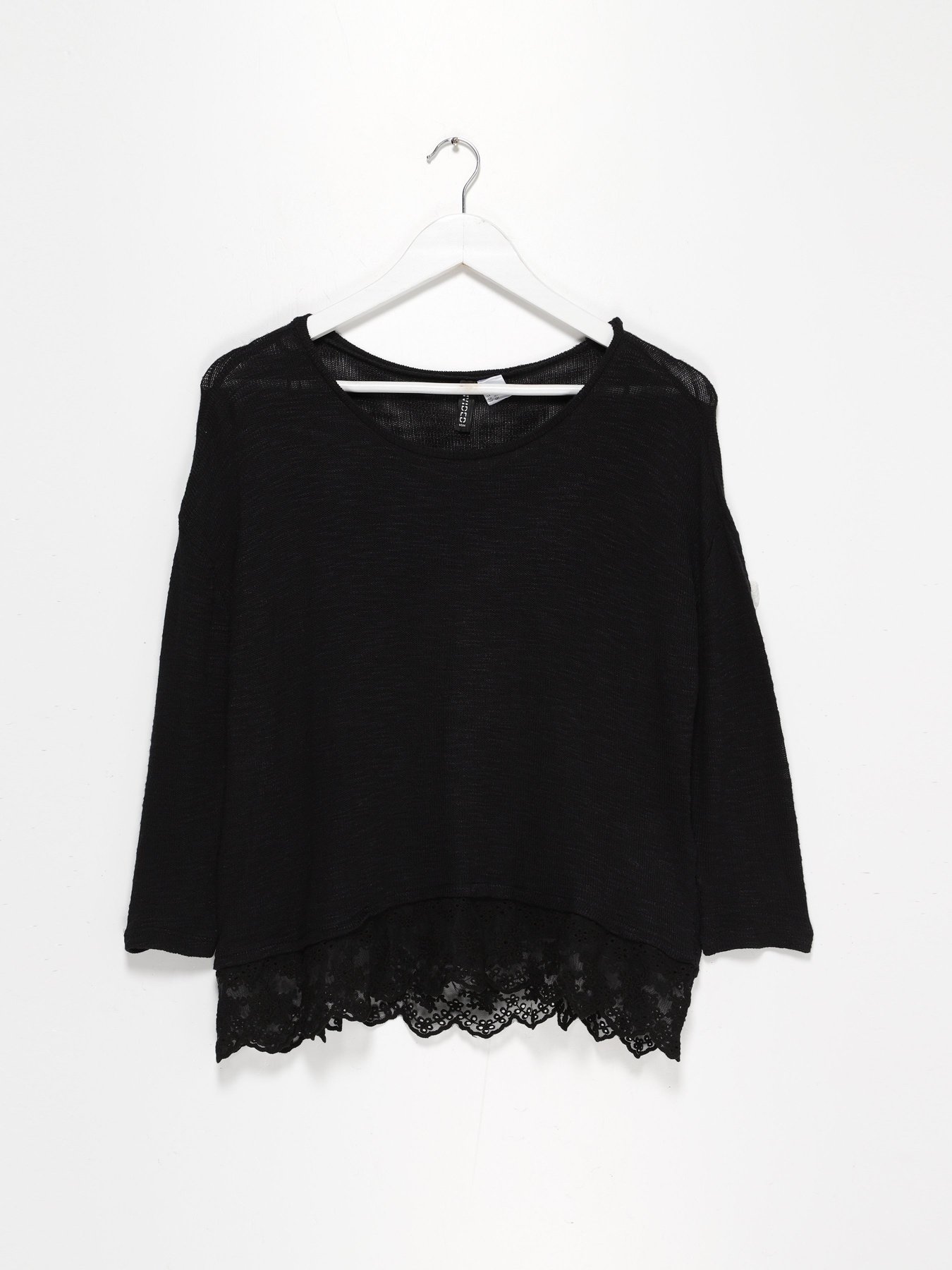 Джемпер H&M модель 0323899_чорний Фото