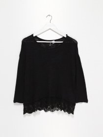 Джемпер H&M модель 0323899_чорний Фото